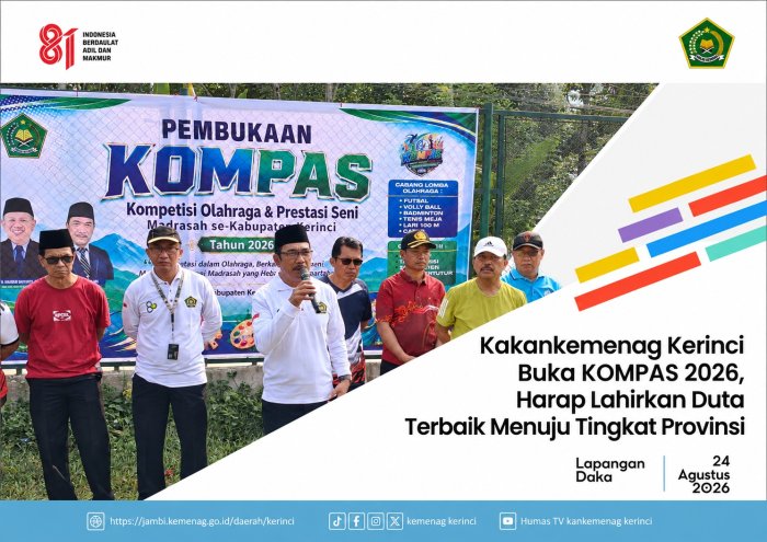 GEBYAR KOMPAS 2026! Ratusan Talenta Madrasah Kerinci Unjuk Prestasi, MAN 1 Kerinci Jadi Panggung Tiga Cabang Seni