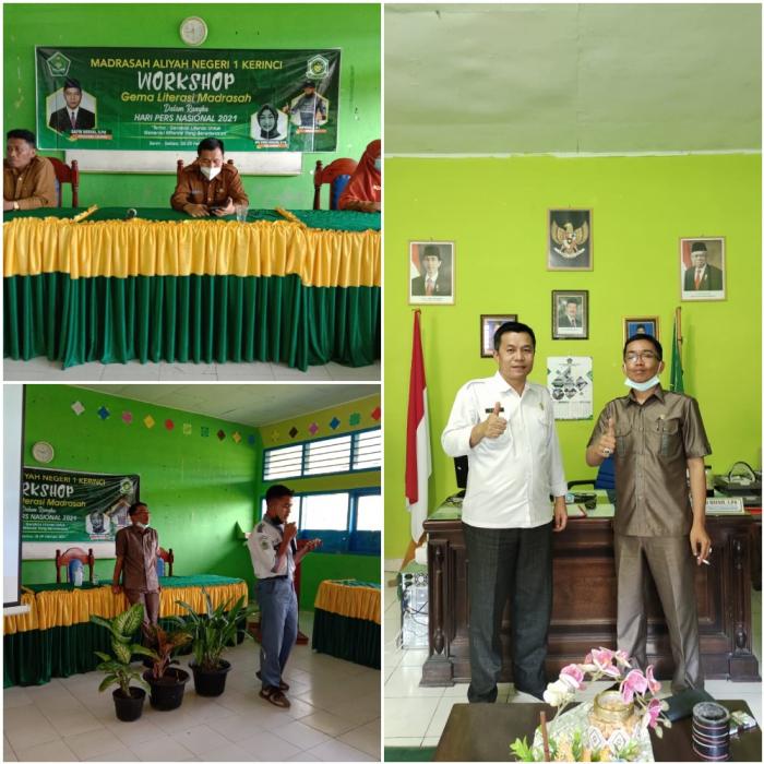 Memperingati hari pers nasional, siswa man 1 kerinci laksanakan perlombaan