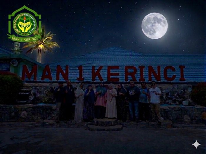 Fenomena Langit mei 2026: Micro blue Moon tutup Bulan dengan keindahan Astronomi Canopy MAN 1 Kerinci