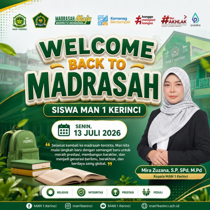 MAN 1 Kerinci Matangkan Persiapan Sambut Tahun Pelajaran 2026/2027 MAN 1 Kerinci Matangkan Persiapan Sambut Tahun Pelajaran 2026/2027
