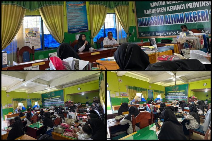 Rapat Jelang PBM, Guru MAN 1 Kerinci Siapkan Strategi Pembelajaran