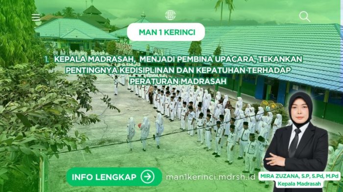 Pesan Penting Kepala MAN 1 Kerinci Saat Upacara Bendera, Siswa Diminta Siap Naik Kelas