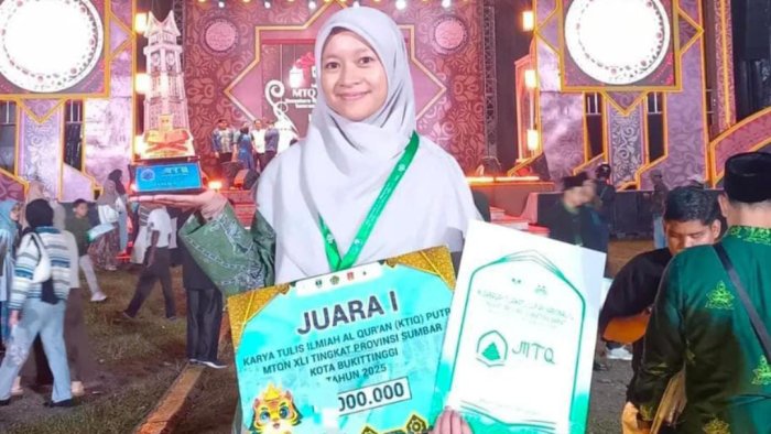 Wow, Alumni MAN 1 Kerinci Raih Juara 1 KTIQ MTQ Provinsi Sumatera Barat 2025