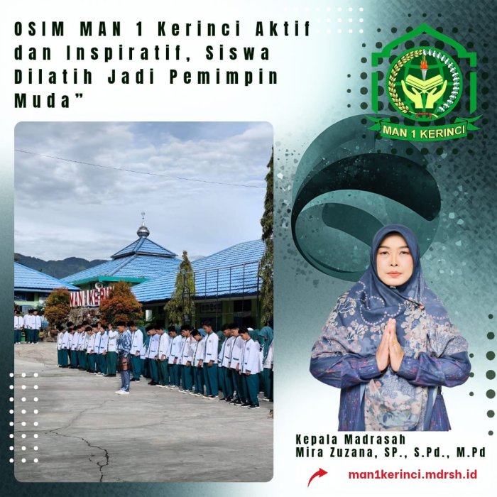 OSIM MAN 1 Kerinci Aktif dan Inspiratif, Siswa Dilatih Jadi Pemimpin Muda