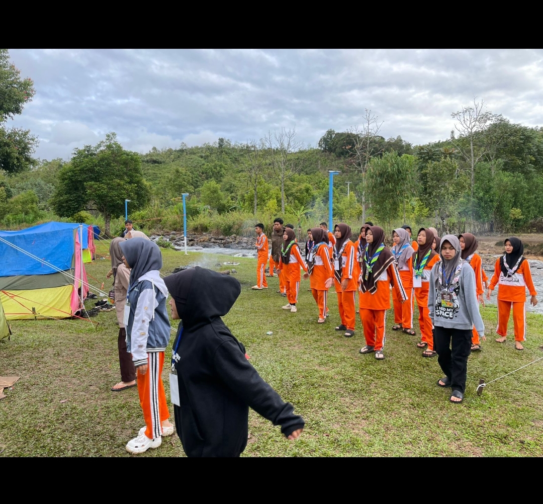 Anggota Pramuka MAN 1 Kerinci Adakan Perkemahan Sabtu-Minggu