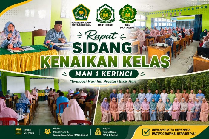 MAN 1 Kerinci Gelar Sidang Kenaikan Kelas, Evaluasi dan Penetapan Hasil Belajar Siswa MAN 1 Kerinci Gelar Sidang Kenaikan Kelas, Evaluasi dan Penetapan Hasil Belajar Siswa