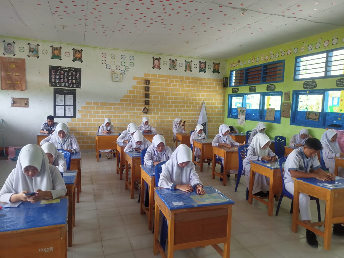 Pelaksanaan Ujian Asesmen MAN 1 Kerinci berlansung dengan lancar