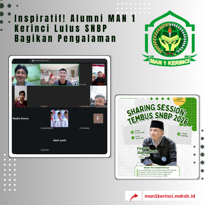 Inspiratif! Alumni MAN 1 Kerinci Lulus SNBP Bagikan Pengalaman