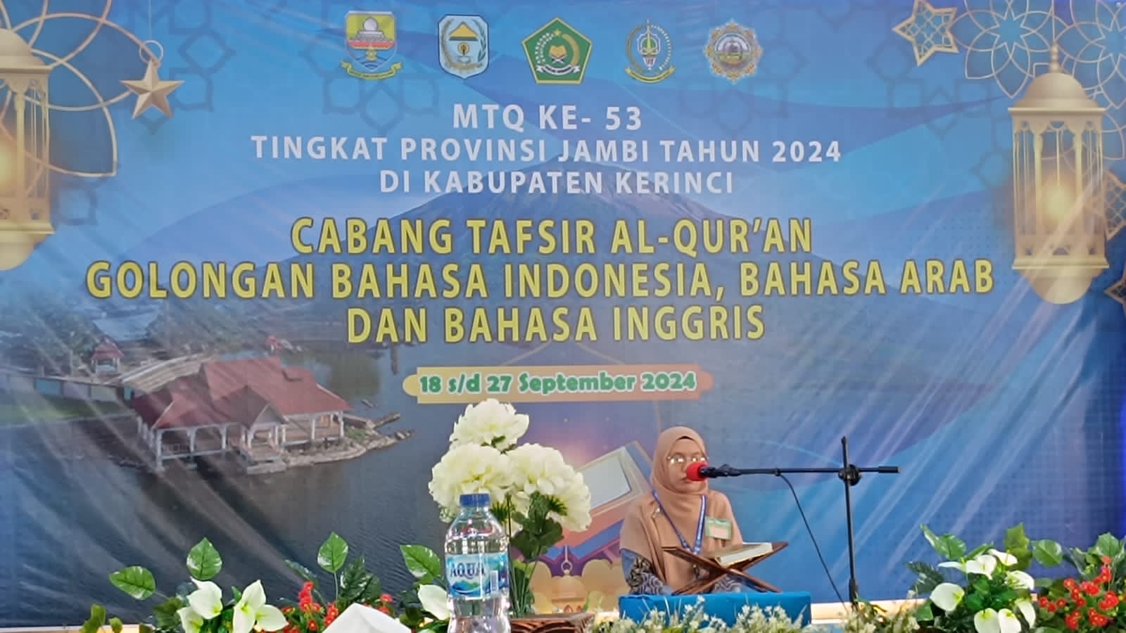 Rofifa Dhia Athia Peserta cabang Tafsir Al Qur 'an pada MTQ Ke - 53 tingkat Provinsi Jambi