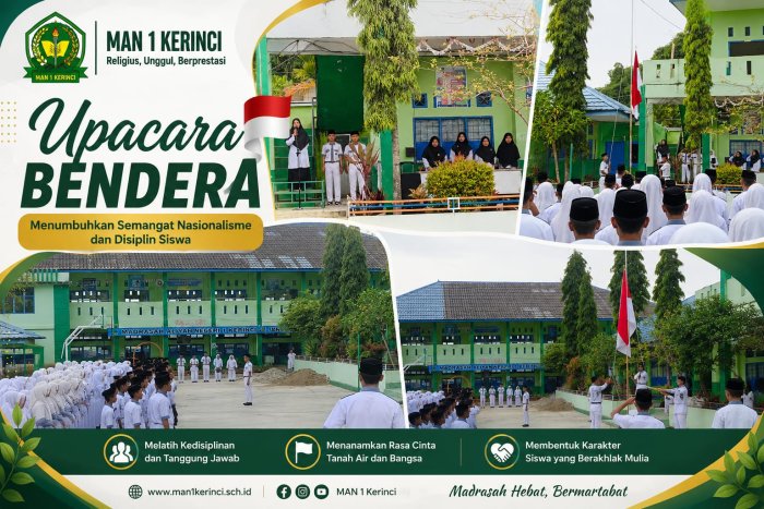 Upacara Bendera di MAN 1 Kerinci Tanamkan Semangat Nasionalisme dan Disiplin Siswa