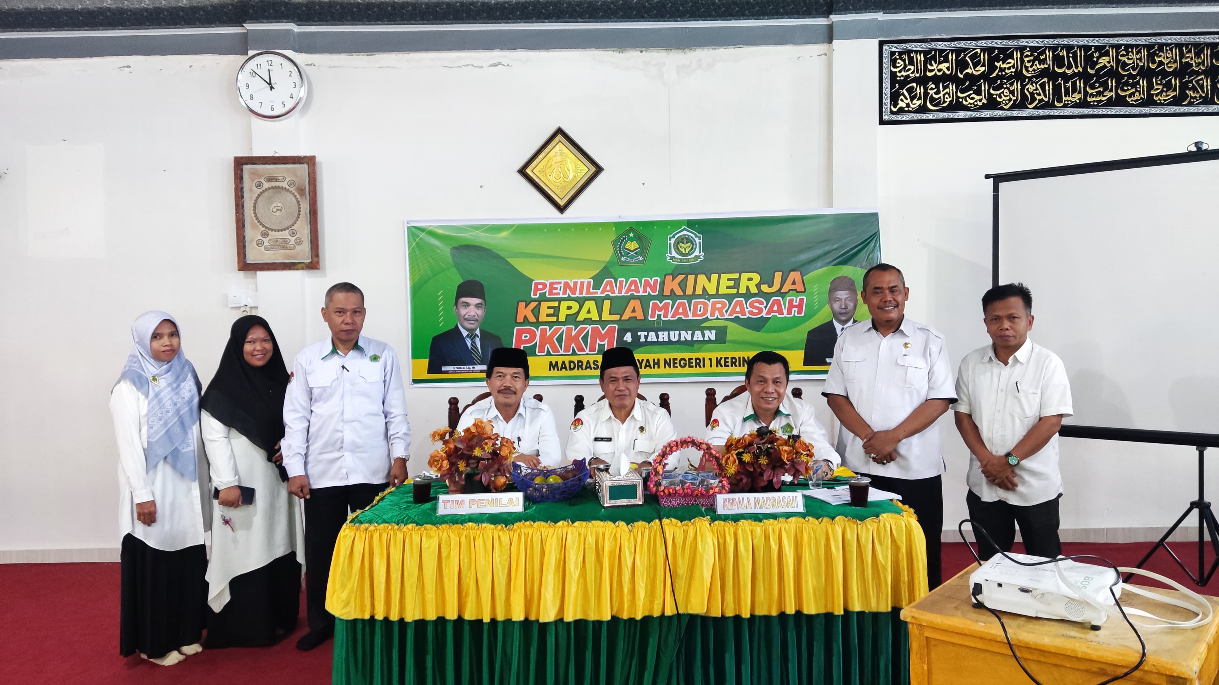 Alhamdulillah Penilaian Kinerja Kepala Madrasah MAN 1 Kerinci berjalan sukses dan lancar.
