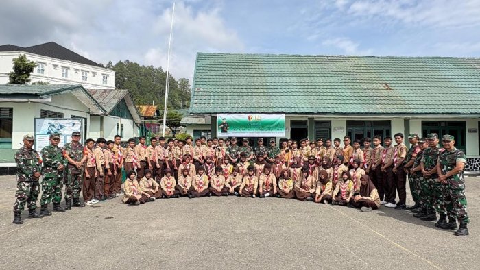 Siswa MAN 1 Kerinci dan SMA 1 Kerinci Ikuti Pembinaan Wawasan Kebangsaan dari TNI