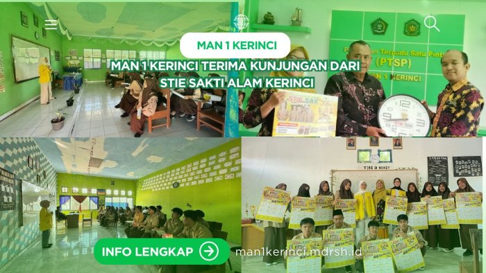 STIE Alam Kerinci Lakukan Kunjungan Kampus ke MAN 1 Kerinci, Sosialisasikan Pendidikan Tinggi
