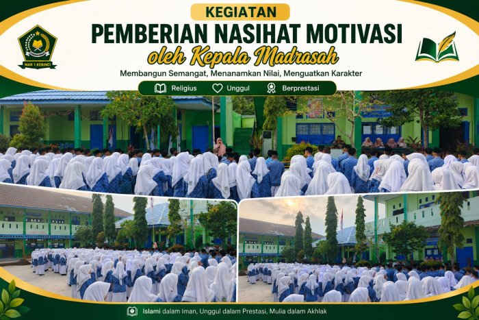 Kepala MAN 1 Kerinci Berikan Nasihat Motivasi kepada Siswa, Bangun Semangat Belajar dan Karakter Islami Kepala MAN 1 Kerinci Berikan Nasihat Motivasi kepada Siswa, Bangun Semangat Belajar dan Karakter Islami