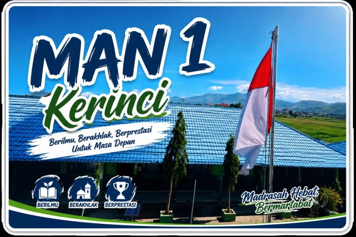 Bendera Merah Putih Dikibarkan di MAN 1 Kerinci
