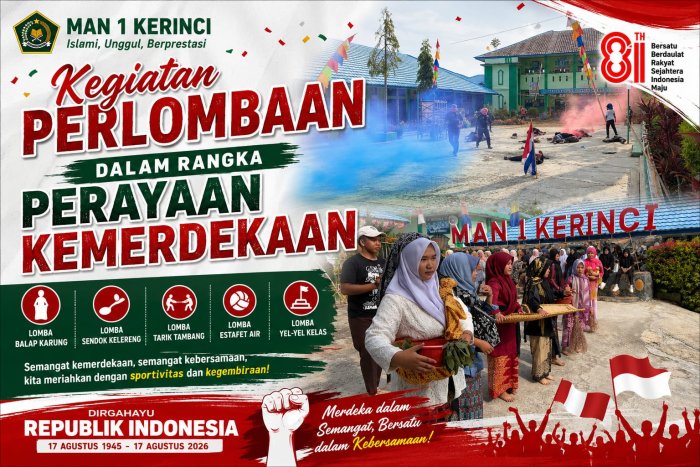 Semarak Kemerdekaan, OSIM MAN 1 Kerinci Gelar Beragam Perlombaan Semarak Kemerdekaan, OSIM MAN 1 Kerinci Gelar Beragam Perlombaan