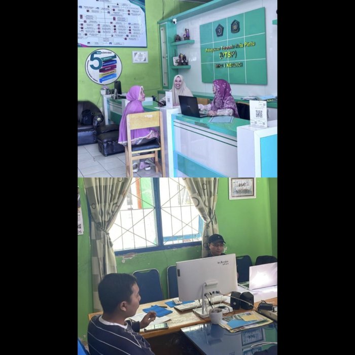 Pelayanan Terpadu Satu Pintu MAN 1 Kerinci tetap aktif sambut Idul Adha dan Monitoring PBM Daring